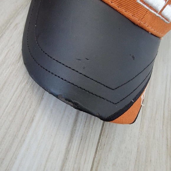 Lot of 2 Texas Longhorns Baseball Cap Hat NCAA Wool Polyester Orange Black - Picture 4 of 16